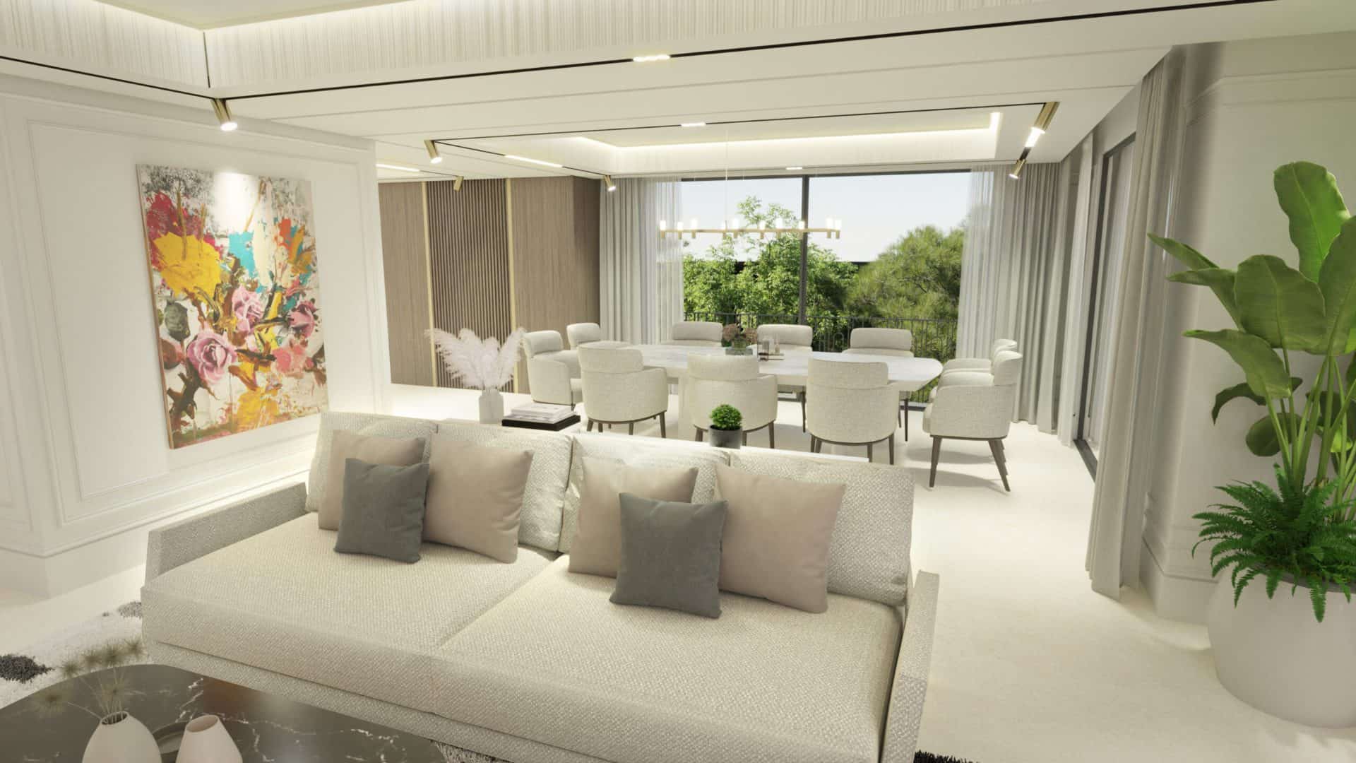 Villa Rosini – Sierra Blanca - interiorismo de Alfonso Castellón (2)