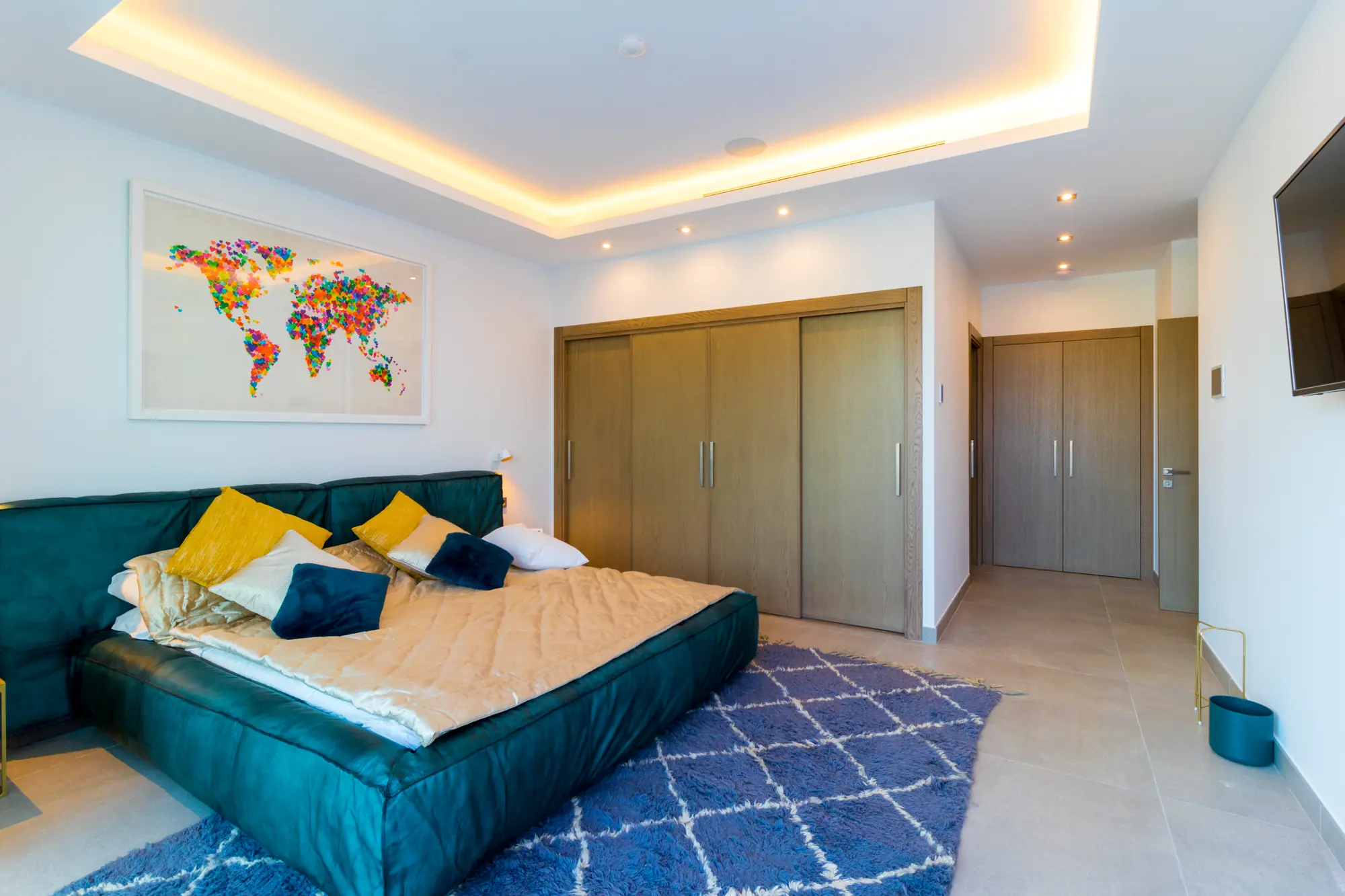 Dormitorio de apartamento de invitados en Villa Alba, Nueva Andalucía, Marbella