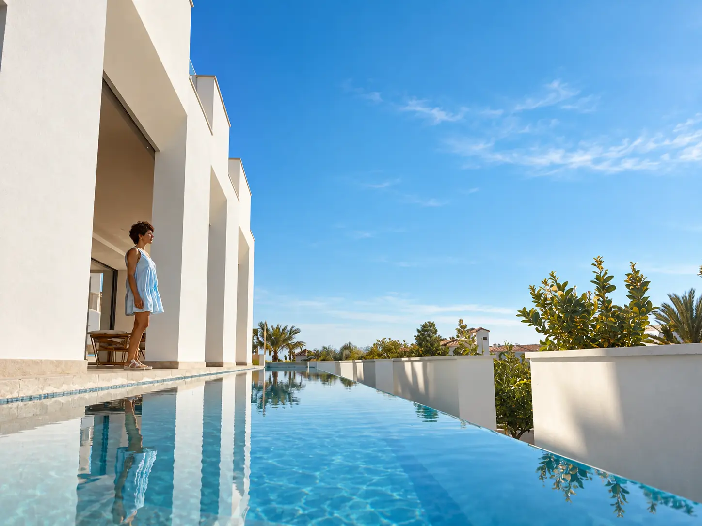 Piscina desbordante con vistas panorámicas al mar en Villa Alba, Nueva Andalucía, Marbella